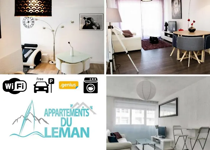 Du Leman - Proches Geneve - Parkings Prives Gratuits Apartment